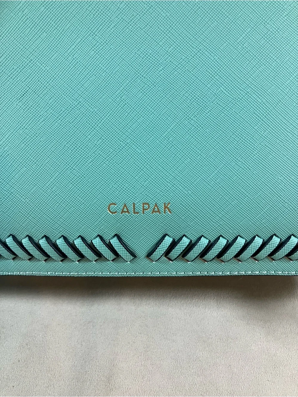 NEW! CALPAK KAYA 15” Laptop Student Travel Backpack in Aqua UNUSED WITH TAGS